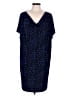 MICHAEL Michael Kors Animal Print Blue Casual Dress Size XL - photo 1