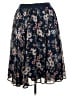 Torrid 100% Polyester Floral Blue Casual Skirt Size 2X Plus (2) - photo 2