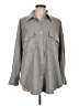 H&M Gray Long Sleeve Button-Down Shirt Size L - photo 1