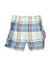 Jumping Beans 100% Cotton Plaid Blue Board Shorts 9-12 MO / 12 MO - photo 1
