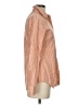 Theory Stripes Orange Long Sleeve Button-Down Shirt Size S - photo 4