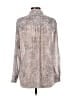 Chico's 100% Polyester Animal Print Silver Long Sleeve Blouse Size Lg (2) - photo 2