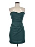She + Sky 100% Polyester Solid Teal Cocktail Dress Size M - photo 1