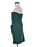 She + Sky 100% Polyester Solid Teal Cocktail Dress Size M - photo 5