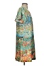 uncle frank Print Teal Casual Dress Size XS - photo 4