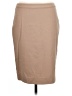 Barneys New York Solid Tan Wool Skirt Size 12 - photo 1
