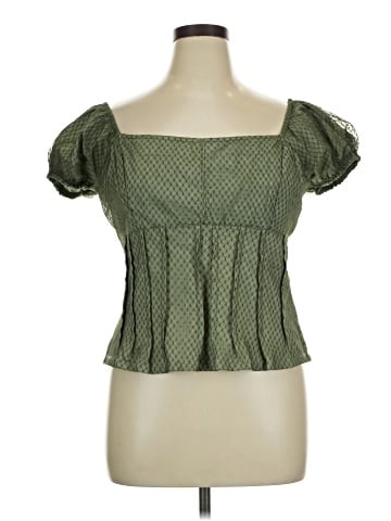 By Anthropologie Short Sleeve Blouse (view 1)