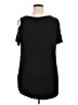 JM Collection Black Short Sleeve Top Size 1X - photo 2