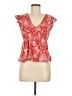 Angie 100% Rayon Red Sleeveless Blouse Size M - photo 1