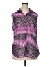 Attention 100% Polyester Purple Sleeveless Blouse Size XL - photo 1