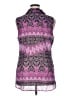 Attention 100% Polyester Purple Sleeveless Blouse Size XL - photo 2