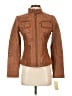 MICHAEL Michael Kors 100% Leather Brown Leather Jacket Size S - photo 1