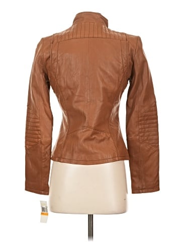 MICHAEL Michael Kors Leather Jacket (view 2)