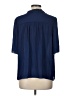 Current Air 100% Polyester Blue Short Sleeve Blouse Size L - photo 2