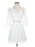 Bebe White Cocktail Dress Size 00 - photo 1