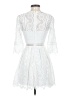 Bebe White Cocktail Dress Size 00 - photo 2