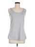 Roz & Ali Silver Sleeveless T-Shirt Size M - photo 1