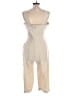 DKNY Stripes Ivory Jumpsuit Size L - photo 2