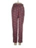 J.Crew Collection 100% Silk Print Red Silk Pants Size 2 - photo 1