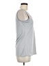 Roz & Ali Silver Sleeveless T-Shirt Size M - photo 4