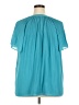 T Tahari 100% Polyester Teal Short Sleeve Blouse Size 2X - photo 2