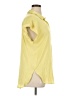 Vince Camuto 100% Polyester Yellow Short Sleeve Blouse Size 1X - photo 4