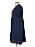 Bobi Solid Blue Casual Dress Size XS - photo 5
