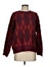 Vince Camuto Argyle Burgundy Pullover Sweater Size S - photo 1