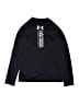 Under Armour 100% Polyester Black Long Sleeve T-Shirt Size L (youth) - photo 2