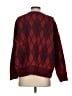 Vince Camuto Argyle Burgundy Pullover Sweater Size S - photo 2