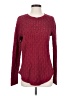 Jeanne Pierre 100% Cotton Burgundy Pullover Sweater Size S - photo 1