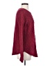 Jeanne Pierre 100% Cotton Burgundy Pullover Sweater Size S - photo 4