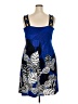 Style&Co Graphic Blue Cocktail Dress Size 2X - photo 2