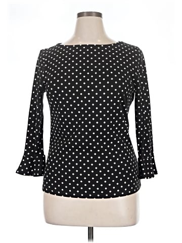 Lauren by Ralph Lauren 3/4 Sleeve Top (view 1)