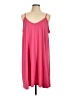 Doublju Solid Pink Casual Dress Size 1X - photo 1