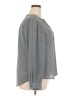 Roz & Ali 100% Polyester Houndstooth Gray Long Sleeve Blouse Size 2X - photo 4