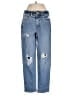Old Navy Hearts Blue Jeans Size 4 - photo 1