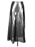 LOFT Versa 100% Polyester Metallic Silver Formal Skirt Size 10 (petite) - photo 1