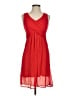 Amadi Solid Red Casual Dress Size XS - photo 1