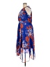 City Chic 100% Polyester Blue Cocktail Dress Size 20 Plus (L) - photo 5