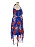 City Chic 100% Polyester Blue Cocktail Dress Size 20 Plus (L) - photo 4
