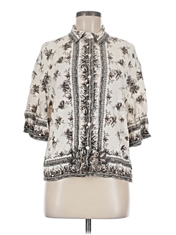 Max Studio Short Sleeve Blouse (view 1)