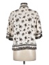Max Studio Ivory Short Sleeve Blouse Size M - photo 2