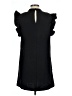 TCEC 100% Polyester Solid Black Casual Dress Size L - photo 2
