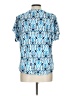 Cure Blue Short Sleeve Blouse Size L - photo 2