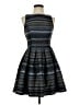 BB Dakota Stripes Blue Cocktail Dress Size 2 - photo 1