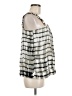 Poleci 100% Silk Silver Sleeveless Silk Top Size 6 - photo 4