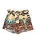 Chufy Print Gold Tan Shorts Size S - photo 1