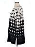 Alfani Houndstooth Black 3/4 Sleeve Top Size XL - photo 5