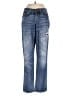 Gap 100% Cotton Hearts Blue Jeans Size 2 - photo 1